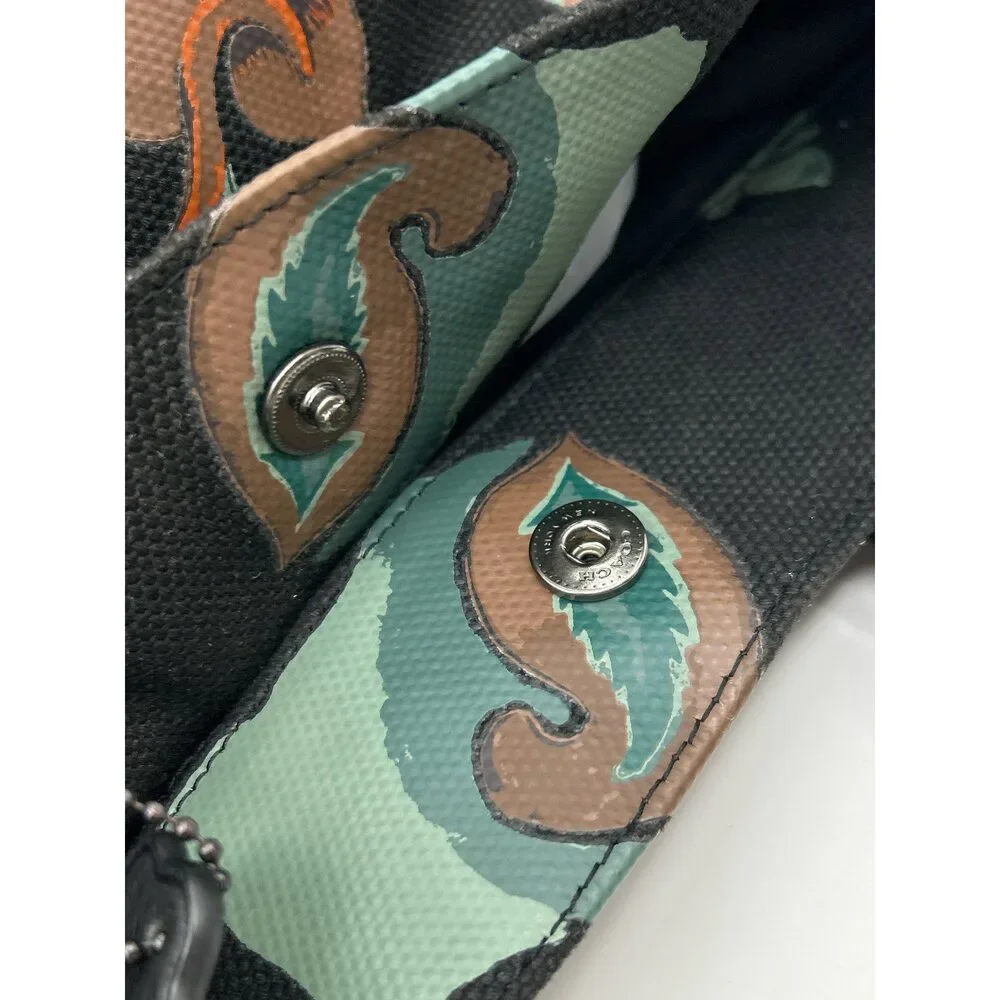 Coach Black Print Women Tote